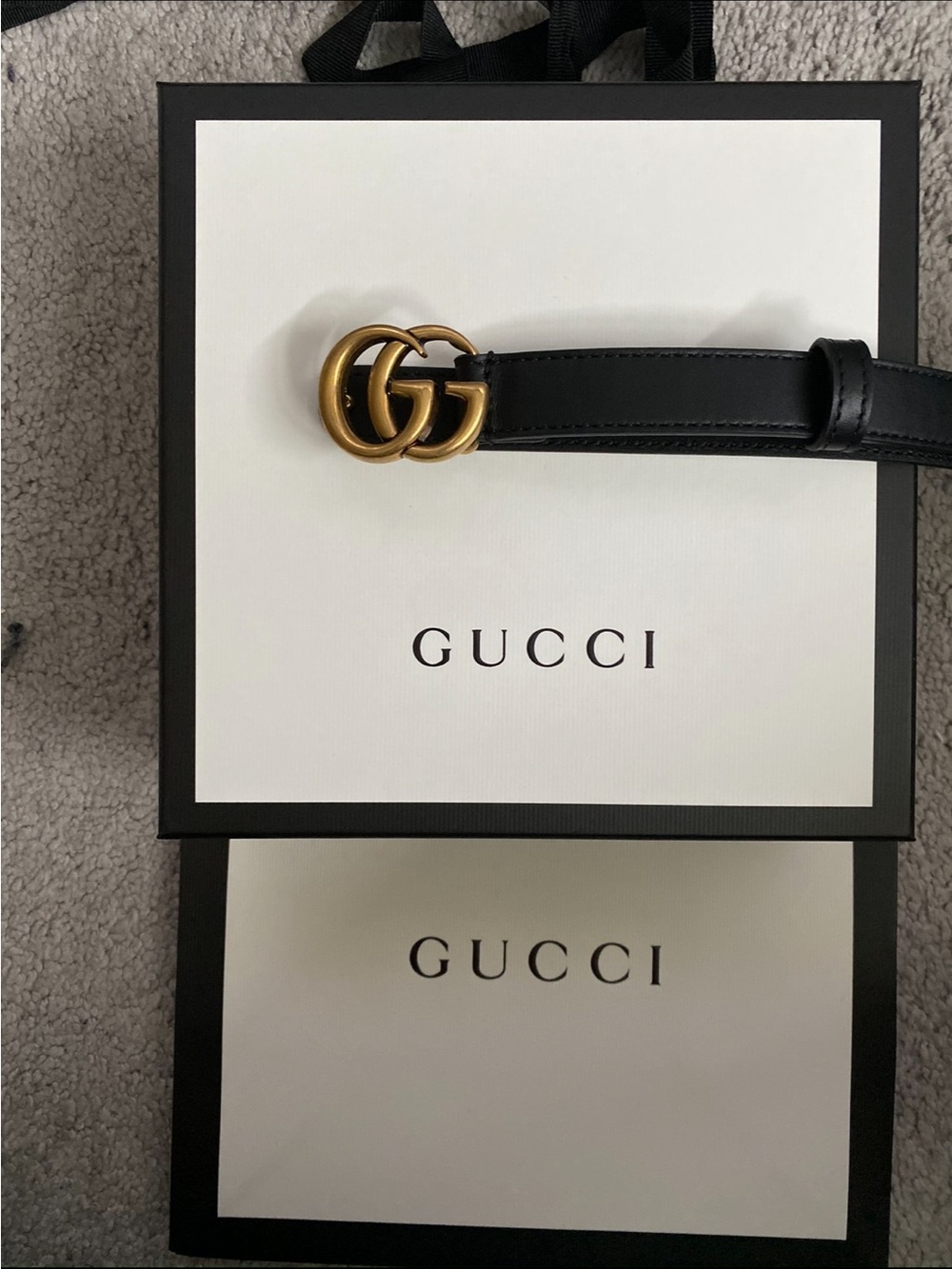 Gucci GG Marmont thin belt